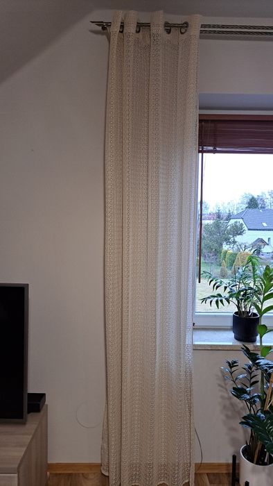 Zasłony boho 140x245 cm przelotki