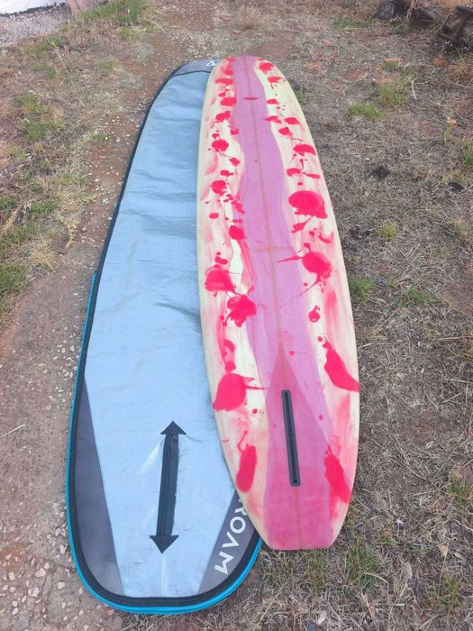LongBoard 9.7 Quilha Especial, Leash, Capa.