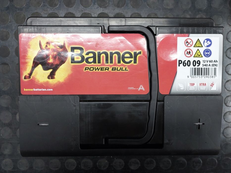 Akumulator Banner P60 09 60Ah 540A PRAWY +