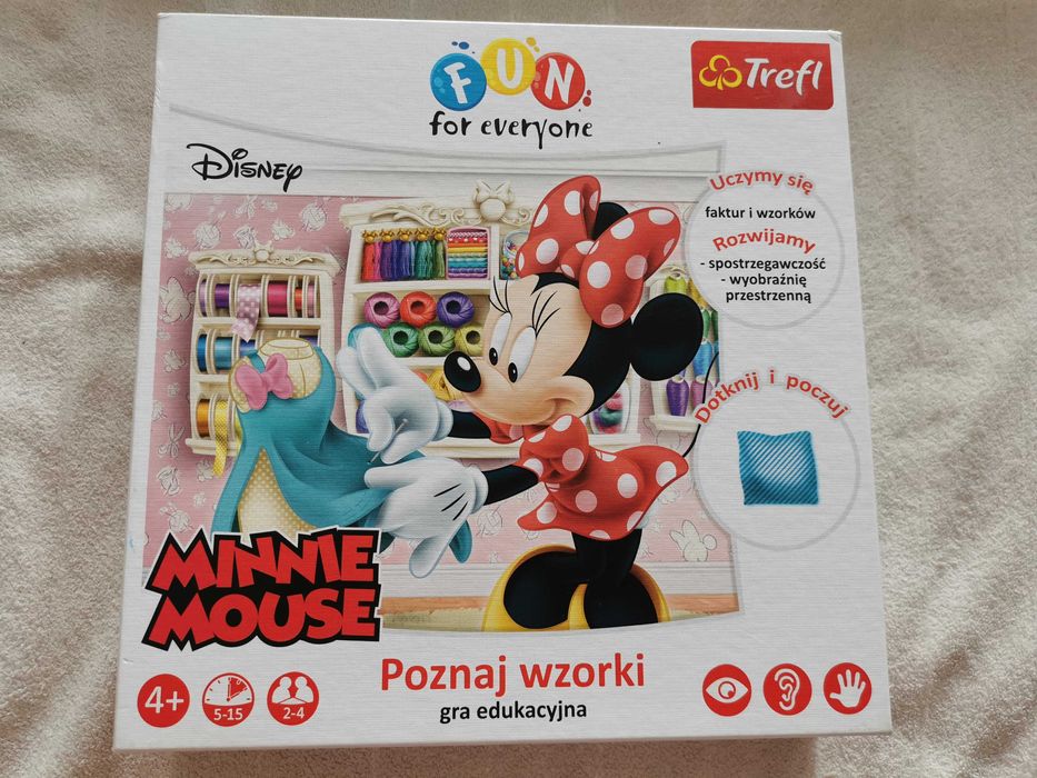 Trefl Minnie Mouse poznaj wzorki gra edukacyjna