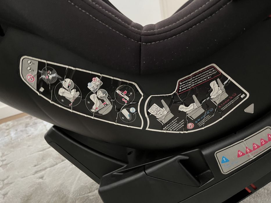 Cadeira Isofix rotativa 360 graus
