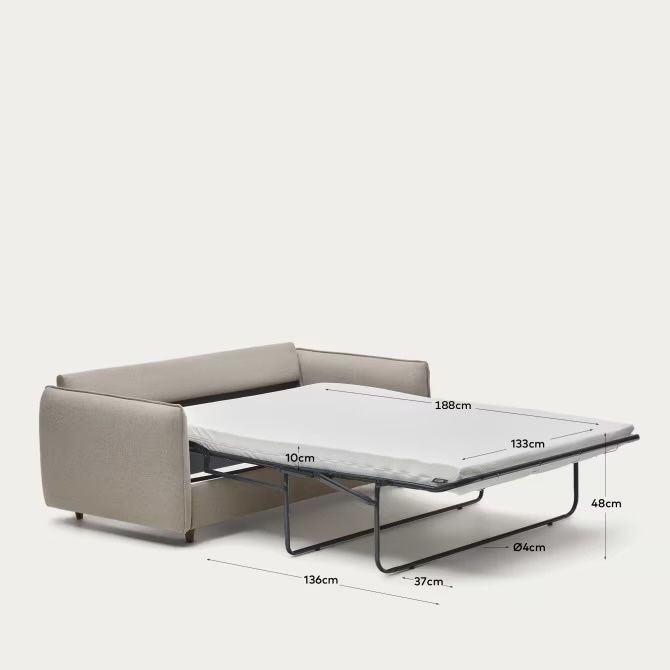Sofá-cama Carlota Kave Home