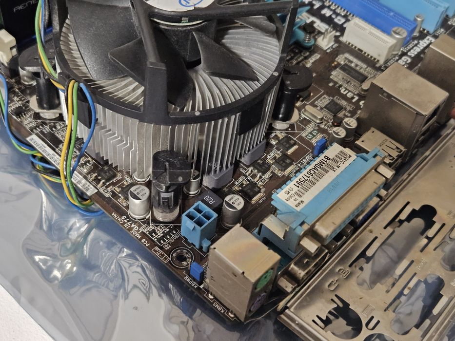 Zestaw Asus G41 DDR3 DDR2 k. graficzna procesor Core Quad Q6700 4 rdz.