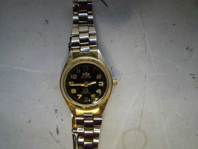 kolekcjonerski damski zegarek naręczny ORNITEX metalowa bransoleta