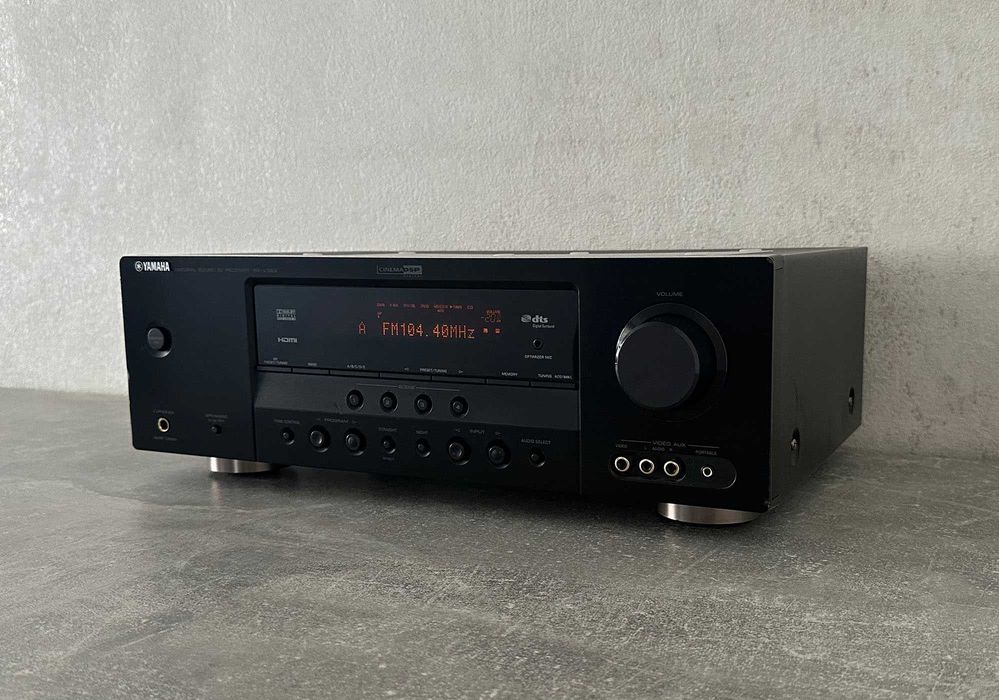 Ресивер Yamaha RX-V363 (5 × 135 Вт / 6 Ом / ЦАП / пульт керування)