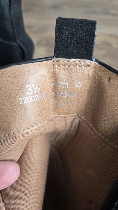 Kozaki skórzane botki roz. 36