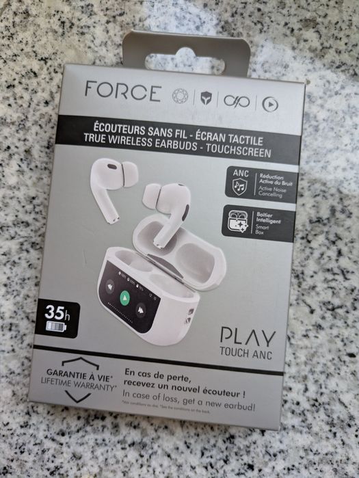 Force TWS Play Touch ANC com ecrã tátil64168932838787120