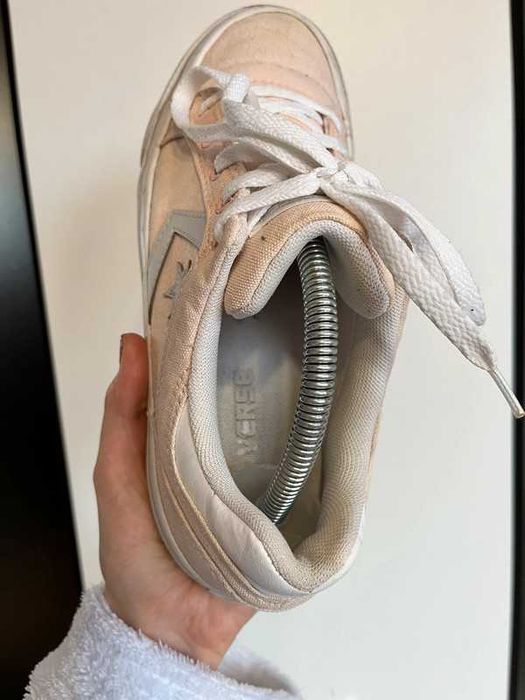 trampki buty converse sneakersy różowe sznurowane 38,5