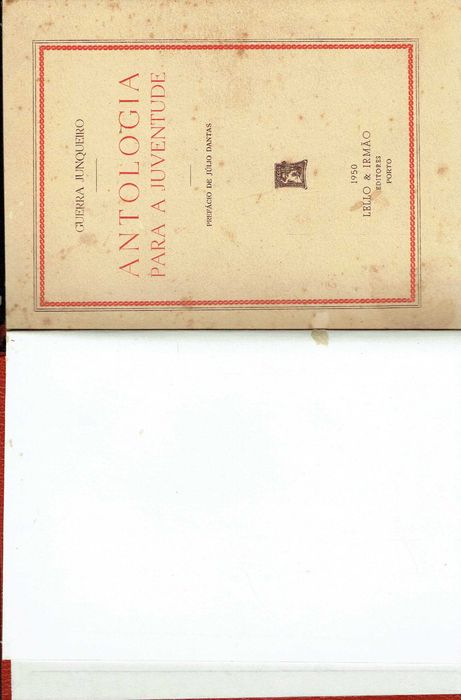 7382 - Literatura -

Livros de Guerra Junqueiro 3 (Vários)