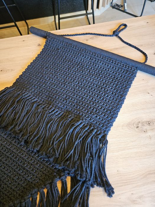 Makrama czarna styl boho