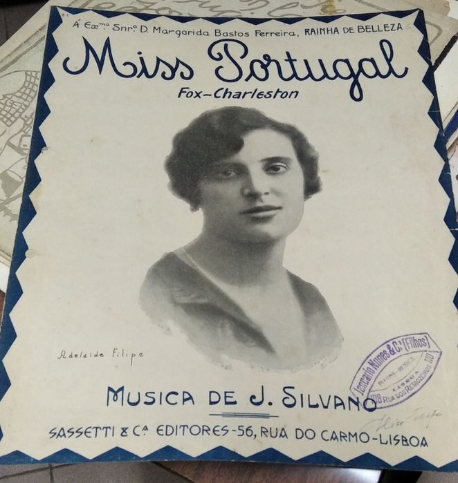 4 Partituras Originais de Fado e Música PT.