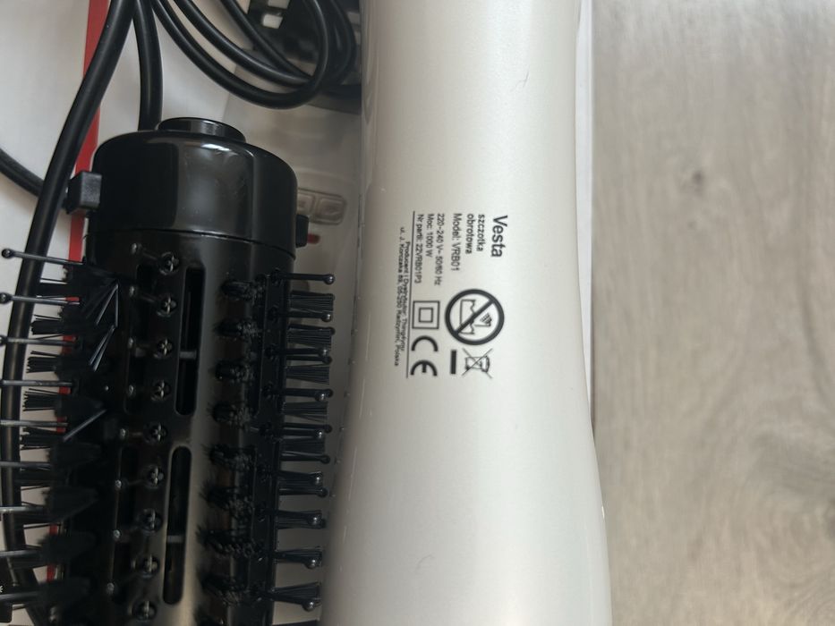 Фен-щітка Vesta, стайлер для волосся, обертаючий фен