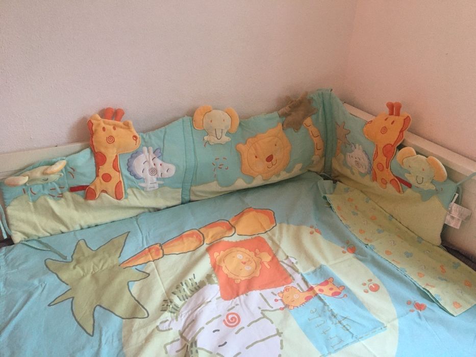 Contorno/protetor berço +capa edredon