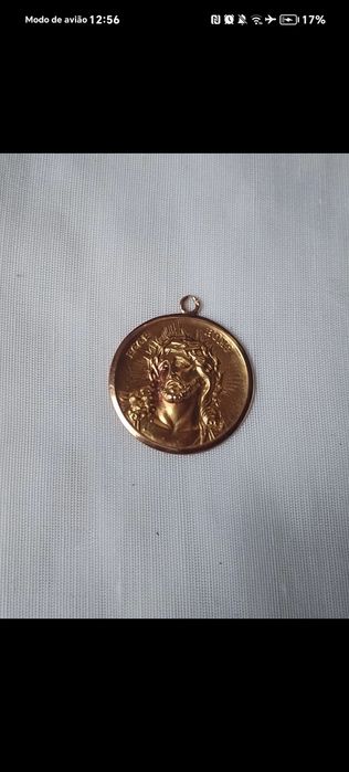 Medalhão Ecce Homo em Ouro – 19.2K