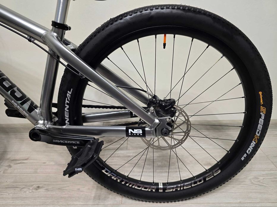 NS Bikes DECADE V2 silver, PIKE DJ 100, dirt 2025