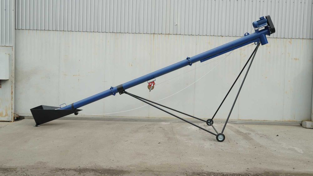 Транспортер зерна. Зернопогрузчик. Навантажувач шнековий, протруйник