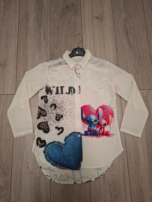 Koszula Stitch dla dziewczynki Nowa
