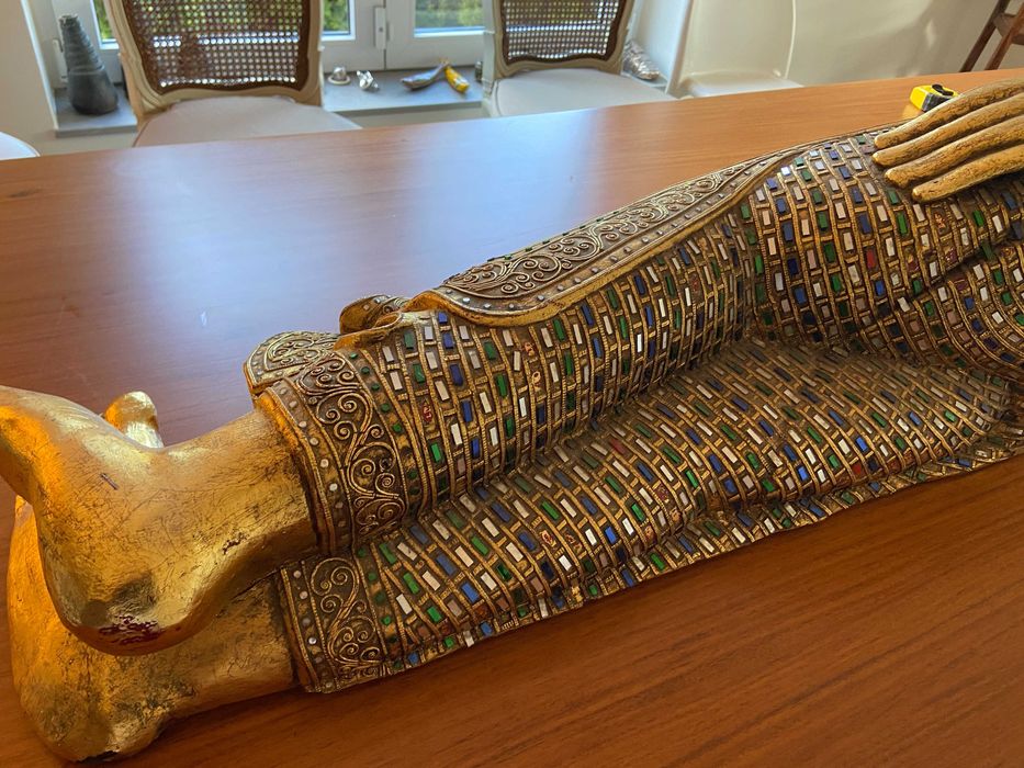 Grande Buda tailandesa original reclinável, budha, buddha