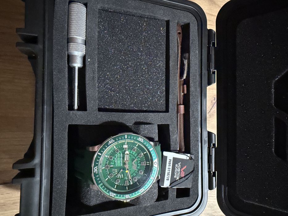 Zegarek Vostok Europe Batiscafos Hybrid Zielony