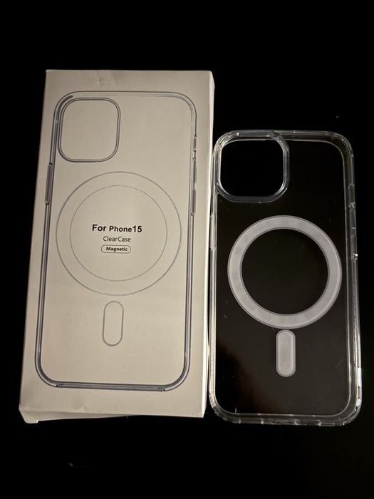 Przezroczysty Case/etui magsafe na iphone 11-15 apple