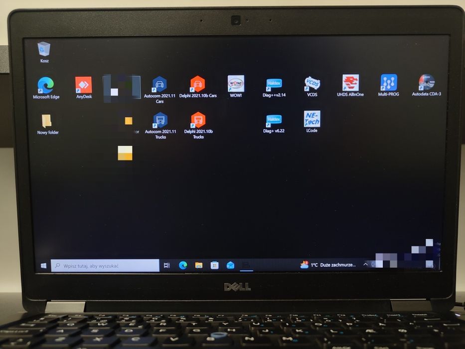Laptop diagnostyczny Dell wow
