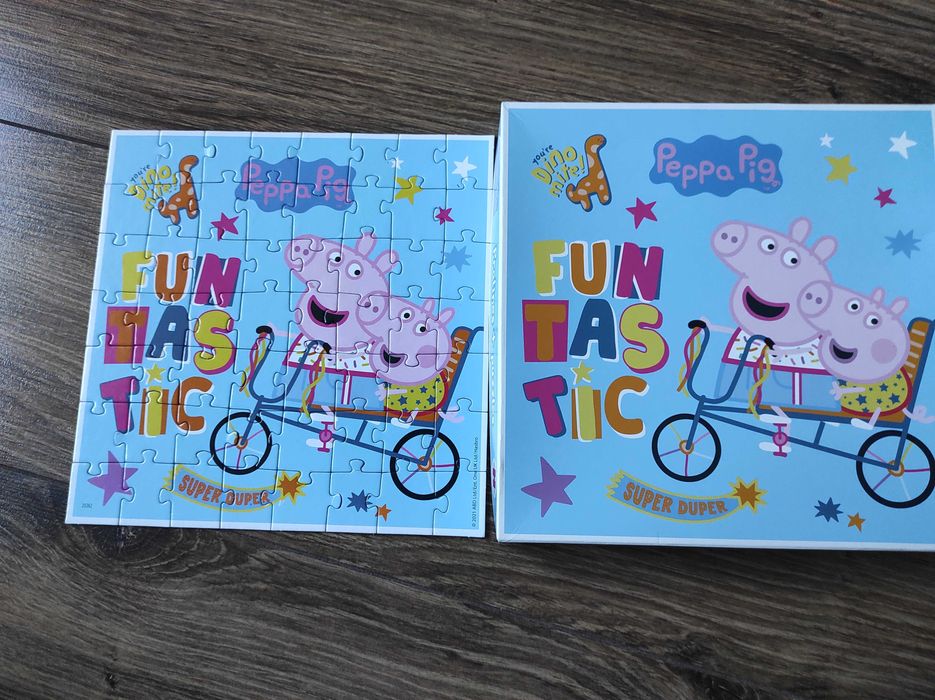 Zestaw puzzle i gra świnka Peppa
