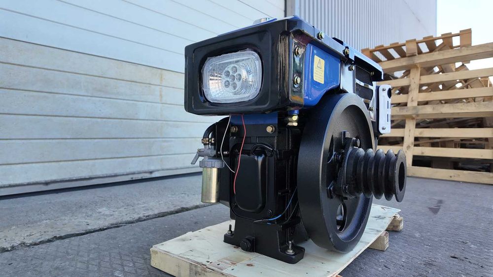 Двигун FORTE Д-180 дизель 8 к.с. маховик зі шківом! Водяний мотор!