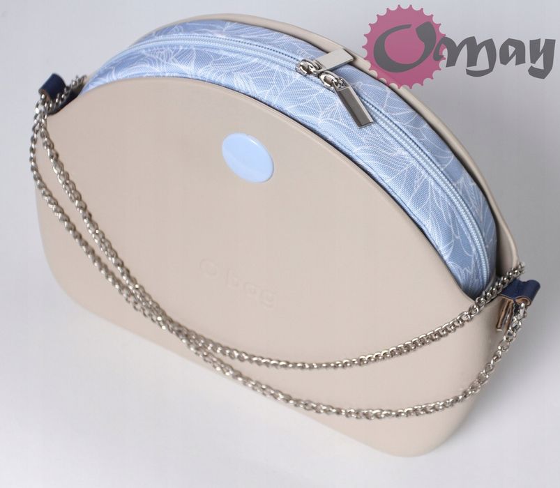 organizer do OBAG MOON LIGHT kwiaty błękit wkład 2 kieszenie OMAY