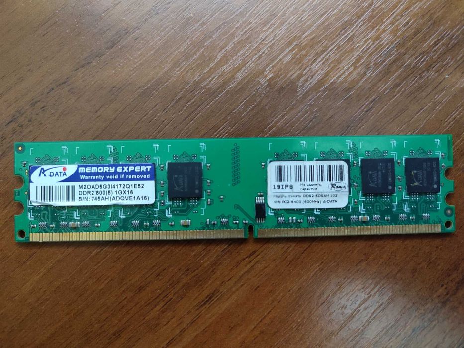 Оперативная память DDR2 Kingston, Adata, NCP, Apacer