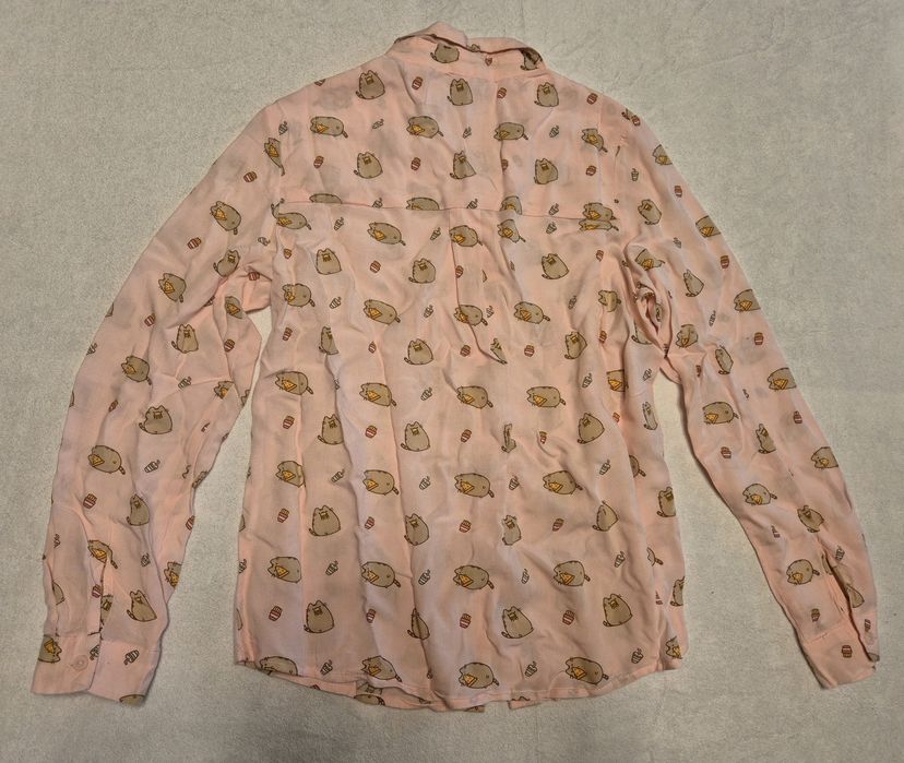 Koszula bluzka pusheen 140 różowa stan idealny