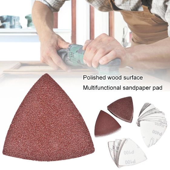 Papier ścierny na rzep DELTA 93x93x93 Gr. 80