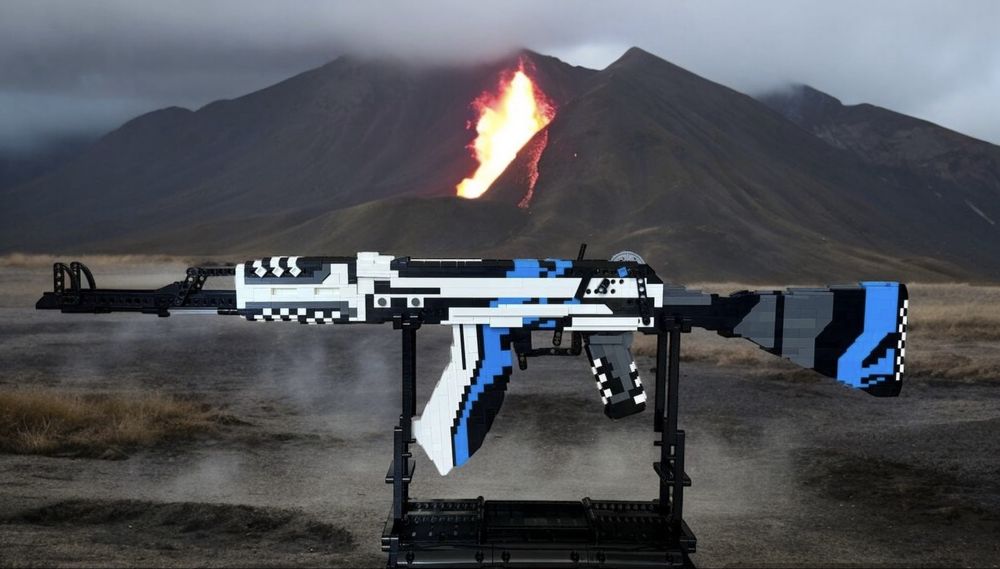 Конструктор-лего АК-47 з гри Counter Strike (Asiimov, Vulcan)