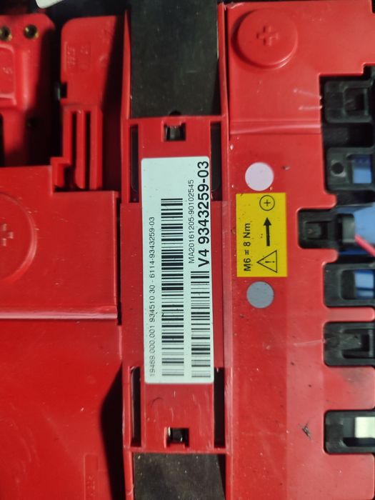 Клема Плюсовая BMW X5 F25 Пиропатрон Плюсова Клєма БМВ Х3 Ф25 Розбірка