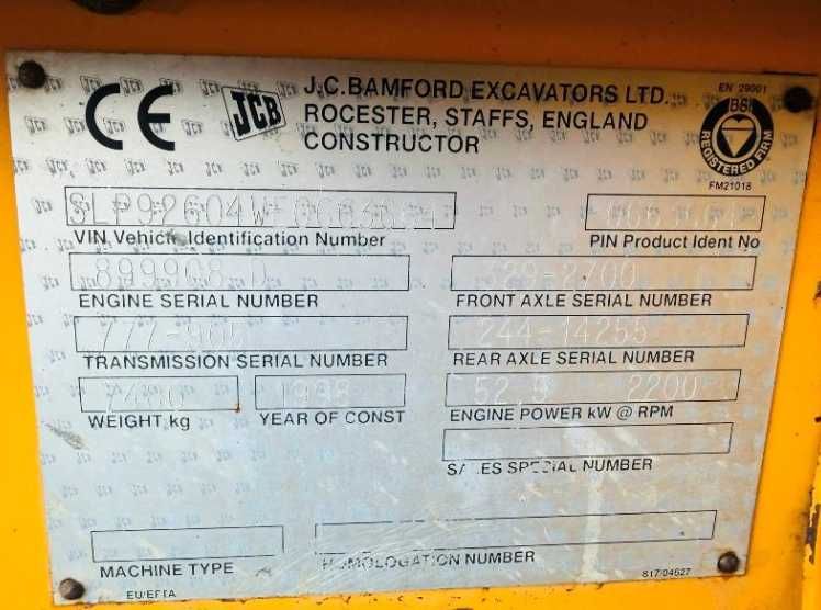 Вилочний навантажувач погрузчик JCB 926 повний привід 4х4 , 5,5 метра