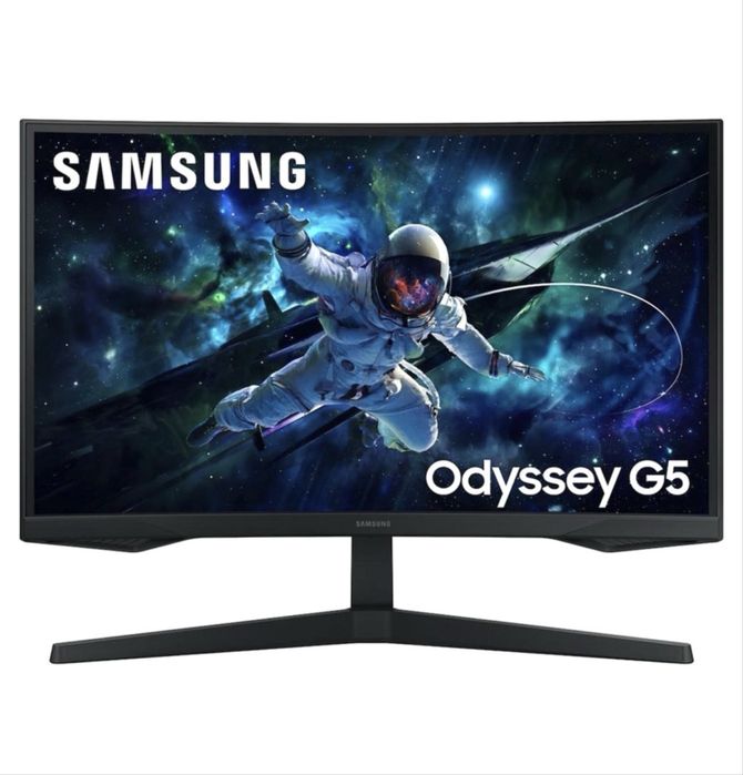 Монітор 27" Samsung Odyssey G5 S27CG550 Black (LS27CG550EIXUA)