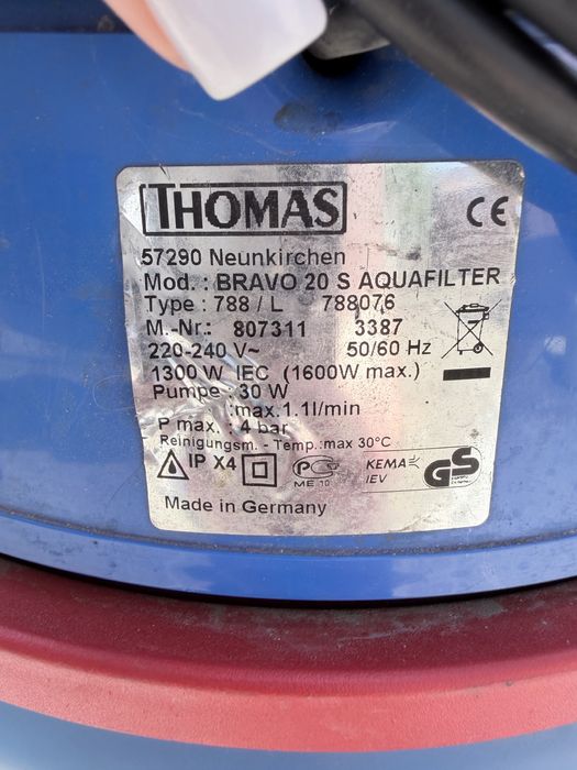 Пилосос Thomas Bravo 20s