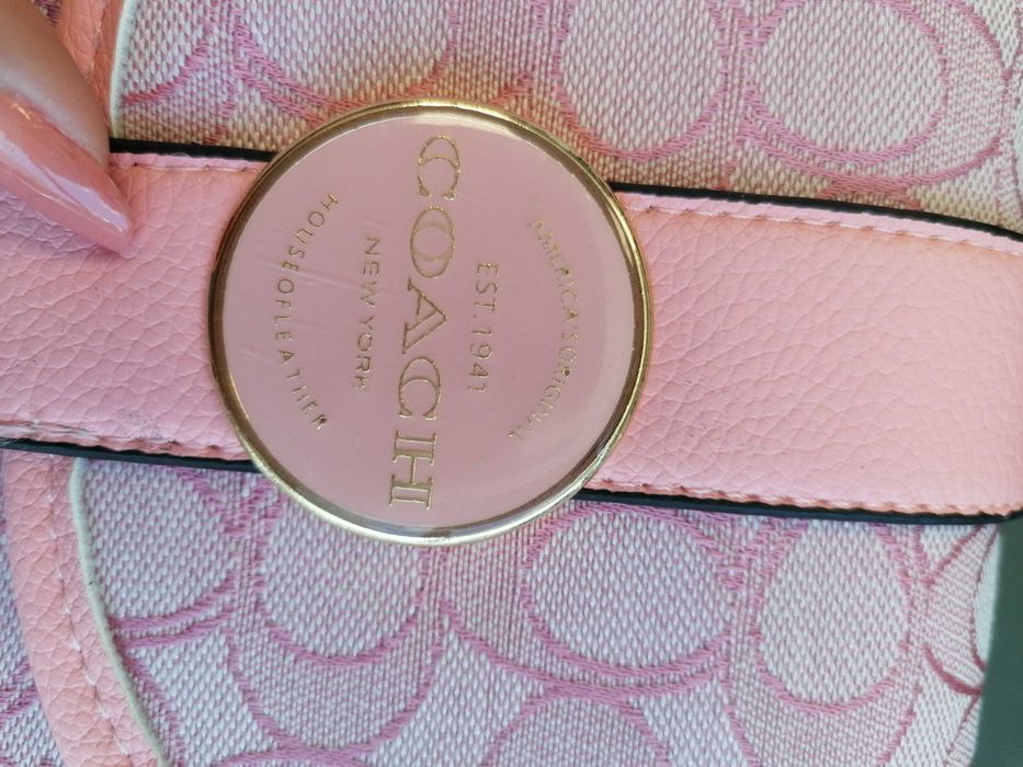 Mala tiracolo coatch rosa