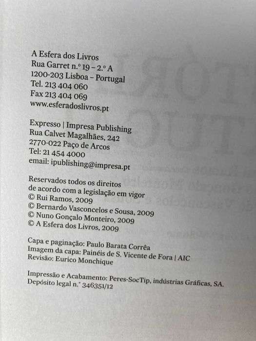 História de Portugal - Volumes 1 a 9