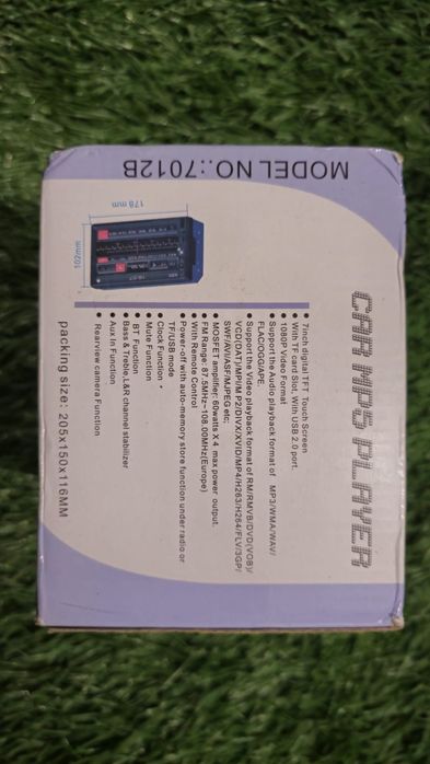 Mp5 player 7012B, adaptado para câmara