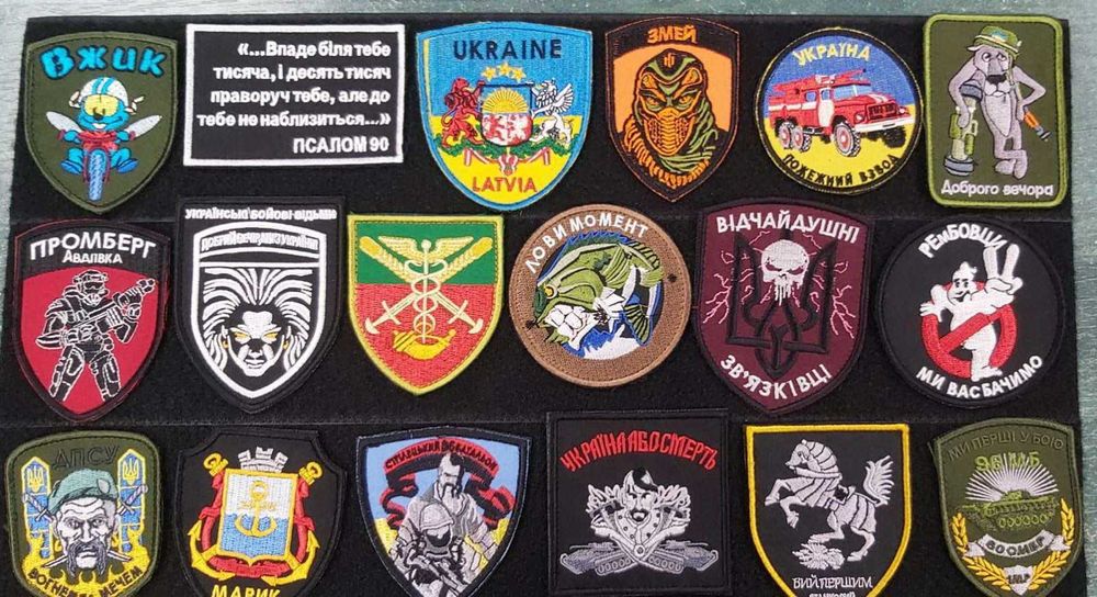 нашивки група крові, позивні, іменні на замовлення від 40 грн.