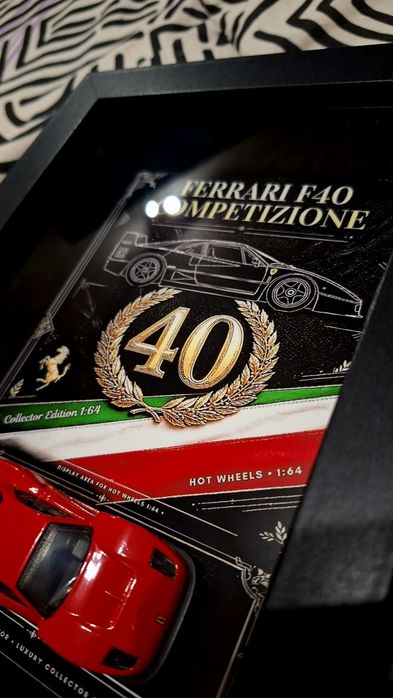Quadro Ferrari F40 Competizione - Hot Wheels 1:64
