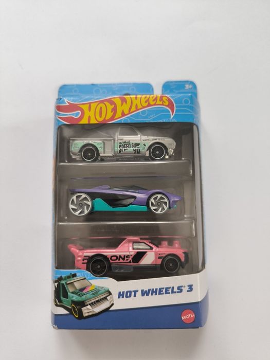Hot Wheels 3pack samochodzik samochodziki zabawki resoraki