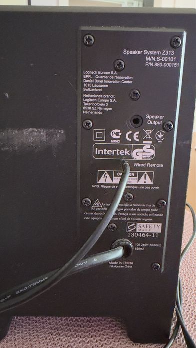 Głośniki komputerowe Logitech Z313 2.1 z subwooferem – sprawne