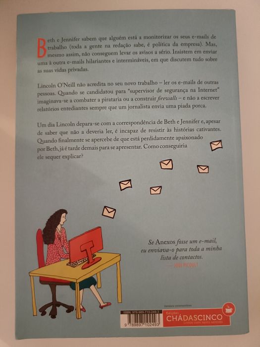 Livro "Anexos"  - Rainbow Rowell