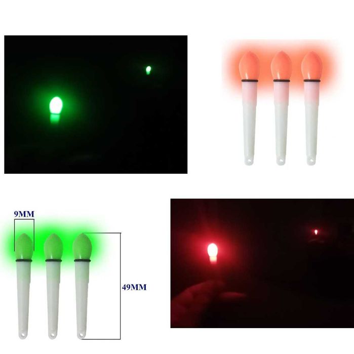 Starlight´s led - pilhas CR425 - led´s (Pesca noturna)