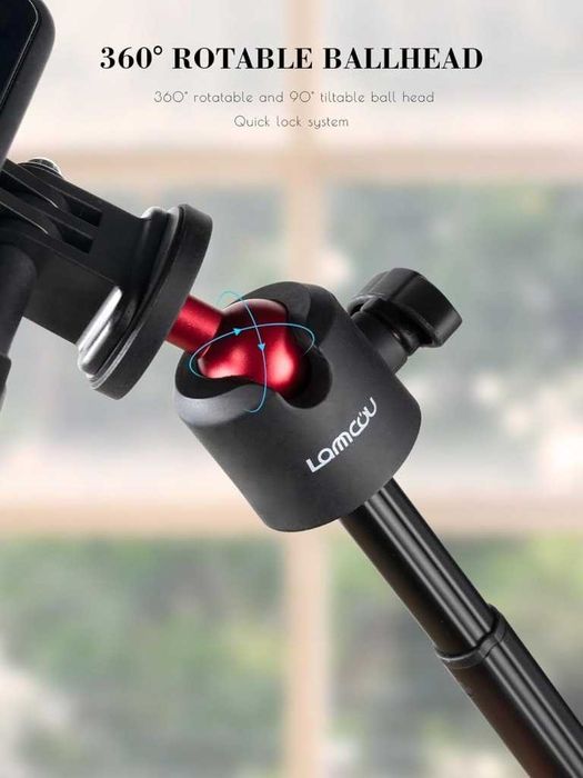 Mini statyw Lammcou selfie stick 2w1 do GoPro DJI Insta360