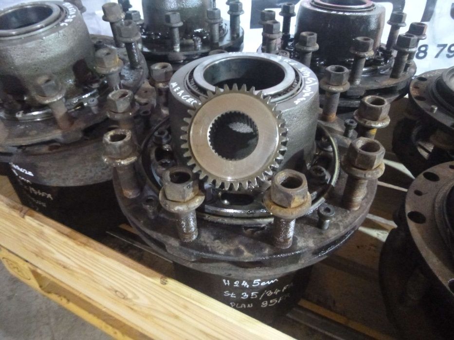 ZWOLNICA Piasta Mercedes Mp1 Mp2 Tarcze 24,5 cm 8x4 6x4 4x2