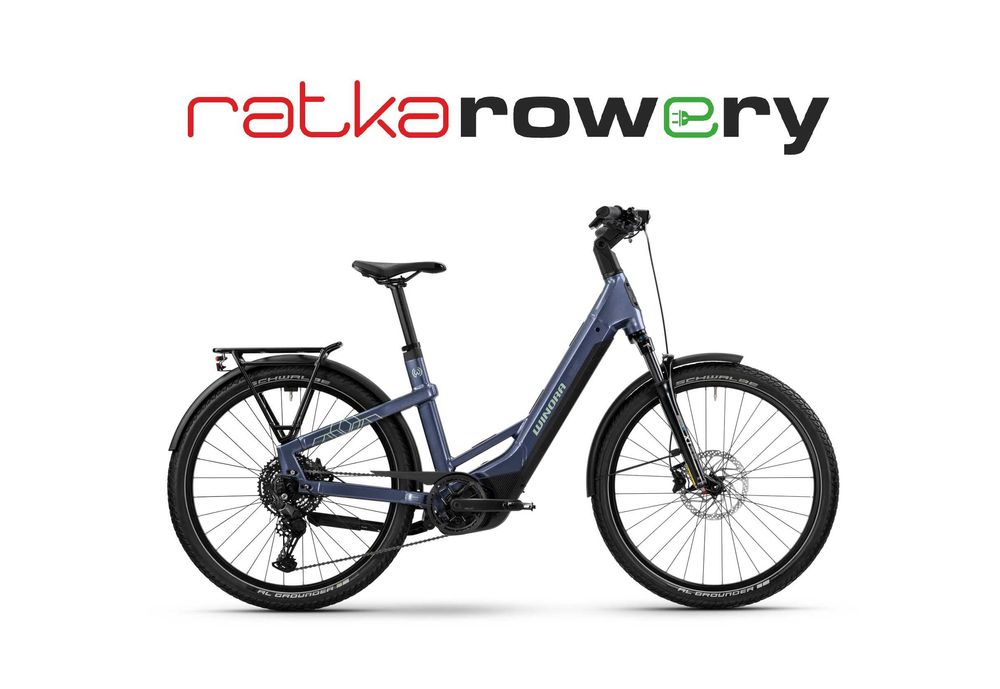 Rower Elektryczny Ebike Winora Yakun X10E - Low 600Wh, 100Nm Rozmiar M