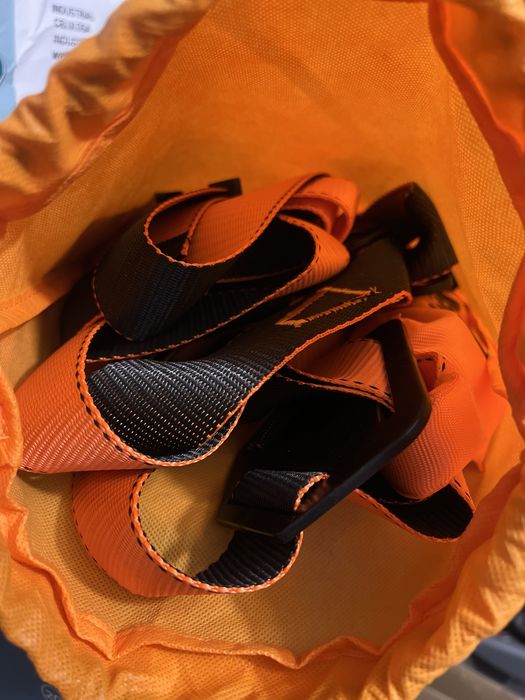 Kit Anti-queda Arnês + Cabo de Segurança de Absorção de Energia + Saco de Arrumação Laranja S/m/l
