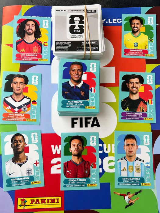 Mundial 2026 Stickers – Pack de 50 Cromos Surpresa! (Sem repetidos)